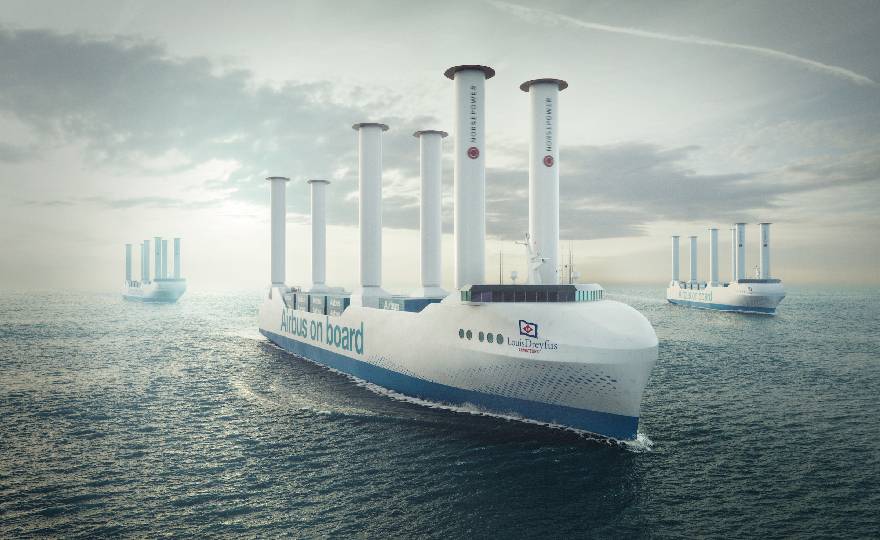 LDA and Norsepower join forces in shipping large Airbus aircraft components: Future fleet of low-emission RoRos to use Norsepower Rotor Sails™